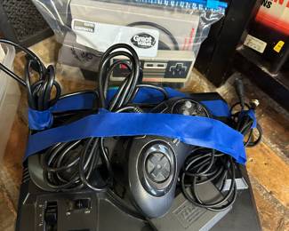 Sega Genesis sonic game set!!  It works and has two joysticks.  