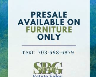 Presale Furniture Only