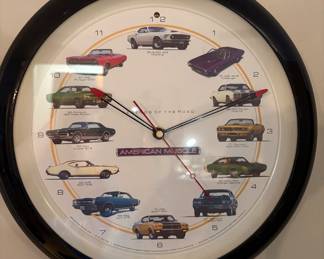 MUSCLE CAR CLOCK