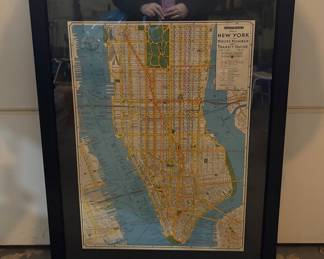 VINTAGE NYC SUBWAY MAP