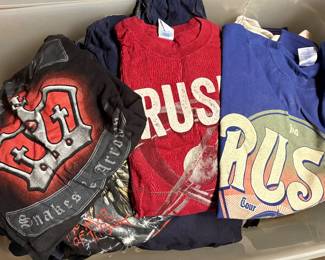 RUSH CONCERT SHIRTS