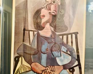 PICASSO GIRL IN CHAIR