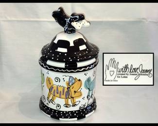 Joann Delomba With Love Joann Biscuit Jar