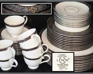 Lenox Vintage Jewel Pattern China; There are more pieces than shown
