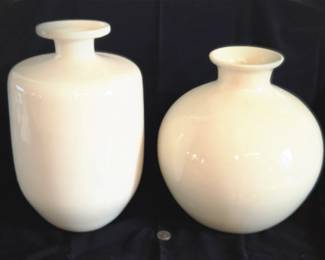 2 Large Decorative Vases
