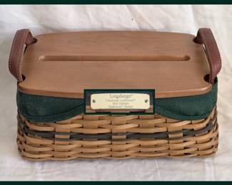 Longaberger Christmas Traditions Basket Signed 