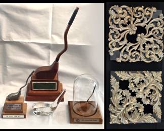Crooked Golf Club Trophies and Decorative Plaques