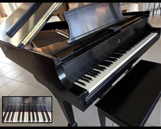 Steinway and Sons Baby Grand Piano We are going to allow a pre-sale for the Steinway, we realize how much work and effort would be involved if anyone wanted it for a Christmas Gift. Please email if you would like to make an appointment to see it.