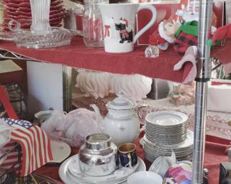 Mikasa, ornaments, plates, glassware