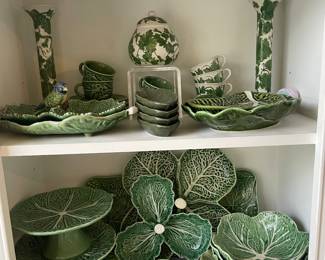 Majolica dishes