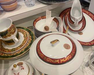 Signed Versace porcelain