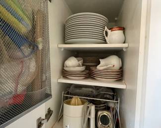 Just some of the many fully packed cabinets with quality items