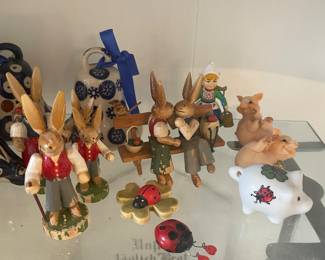 Carved wooden figures