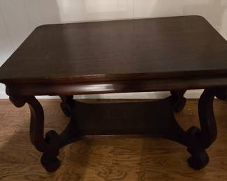 Antique Mahogany Library Table