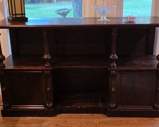 Antique Empire Mahogany Buffet or Sideboard