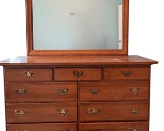 Mid Century Maple Dresser