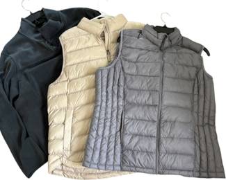 Puffer Vests and Fleece