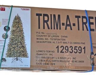 7.5 Ft PreLit Christmas Tree