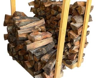 Firewood and 2 Firewood Stands