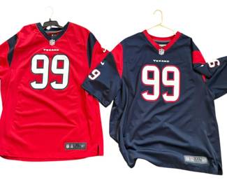 JJ Watt Jerseys and Framed Photo