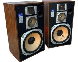 Vintage JVC 3 Way Speakers