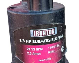 Ironton 18 HP Submersible Pump