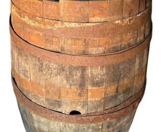 Antique Wooden Barrel