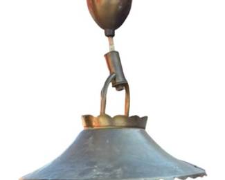 Antique Hanging Brass Oil LampLantern