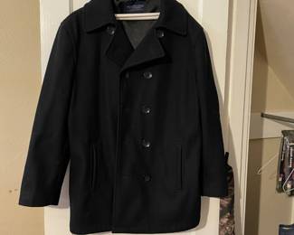 Wool man’s pea coat