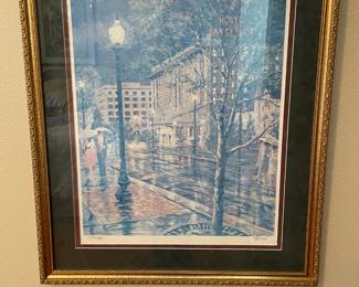 Pensacola, Strickland signed and numbered print The San Carlos