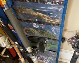 Rods, reels, lures