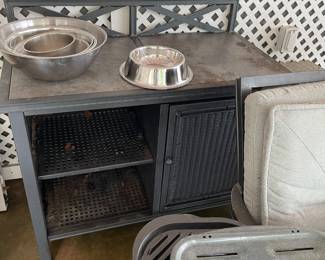 Small credenza - matches patio set