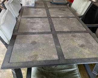 Very nice patio table and chairs - needs a good “spring” cleaning