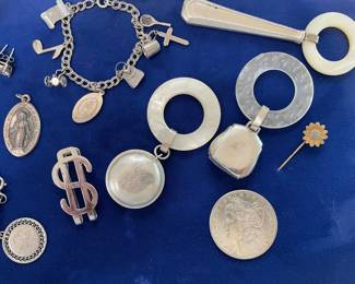 Sterling, baby rattles