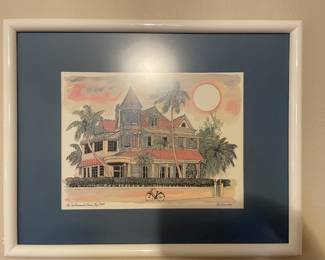 Signed Key West print