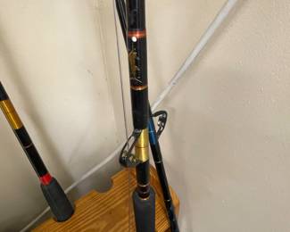Additional deep sea fishing rods and reels