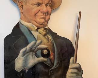 Who doesn't need a picture of W. C. Fields holding an 8-ball and pool cue?