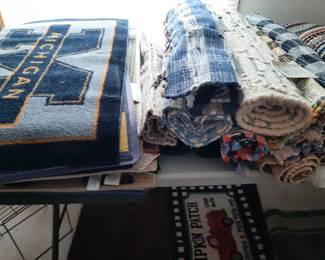 Nice selection of woven rag rugs