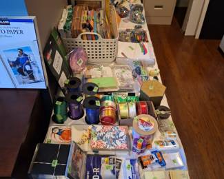 Office Supplies and Arts and Crafts Supplies and Ribbon.