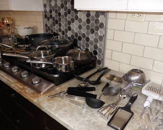 Pots and Pans and Kitchen Utensils