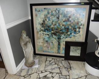 Concrete Joseph, Framed Artwork and Mirror