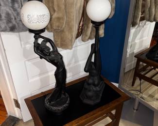 Lady on her back lamp is sold.