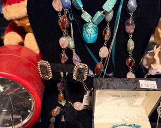 Necklaces, Earrings 