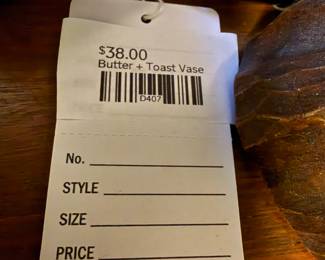 Butter & Toast Vase