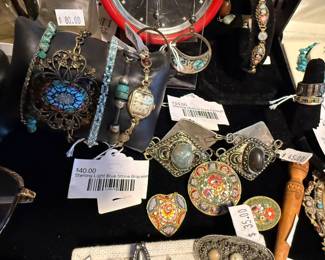 Sterling Light Blue Stone Bracelet