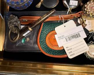 Vintage Dooney & Bourke Leather Coin Purse