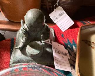 Bronze Chinese Drummer