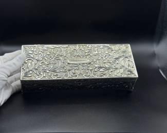 Silver jewelry box