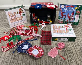 Elf on the Shelf clothing and how-to book