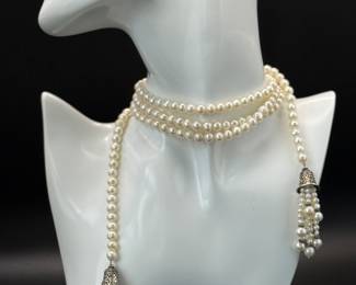 Pearls + Sterling Silver